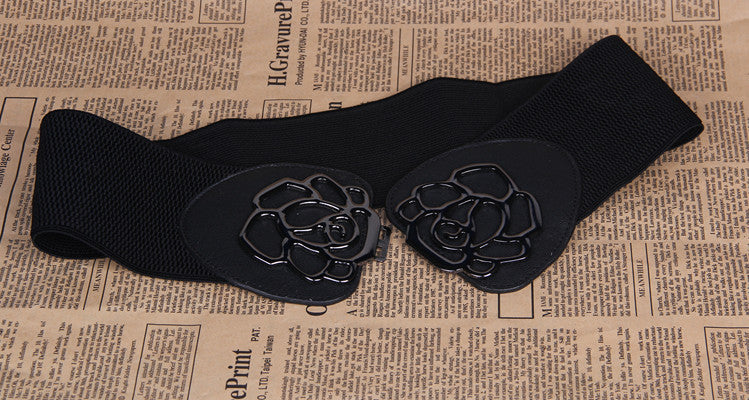 Floral-Buckle Stretch Belt — product image 4