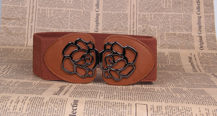 Floral-Buckle Stretch Belt — product image 6