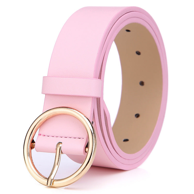 Round-Buckle PU Belt — product image 5