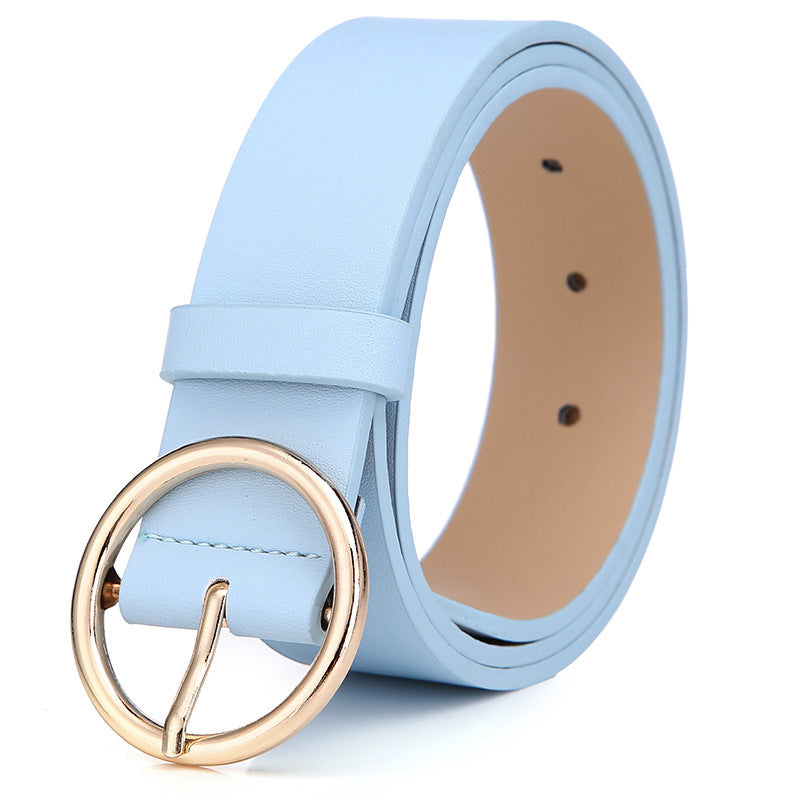 Round-Buckle PU Belt — product image 3