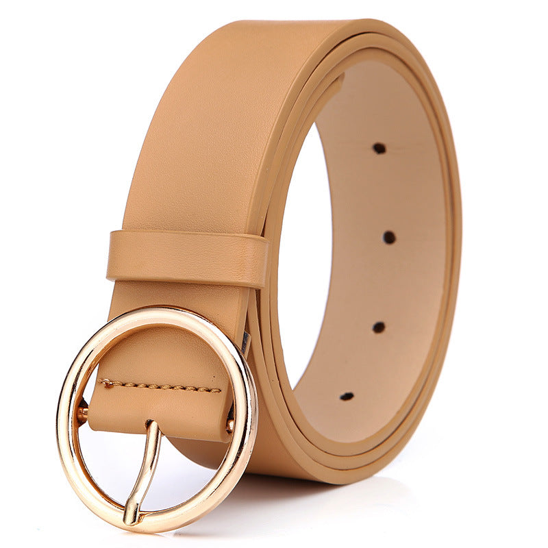 Round-Buckle PU Belt — product image 4