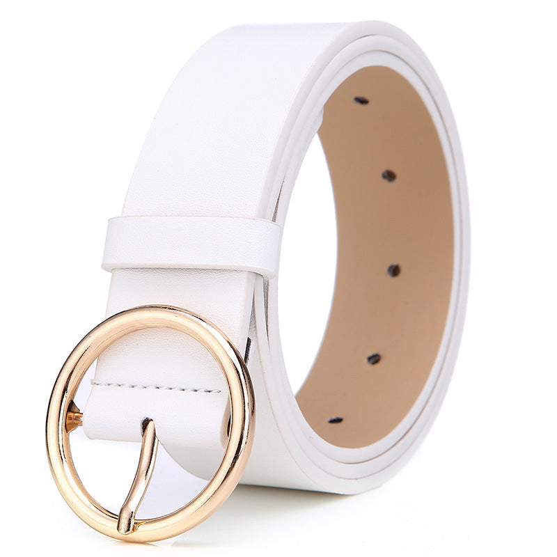 Round-Buckle PU Belt — product image 6