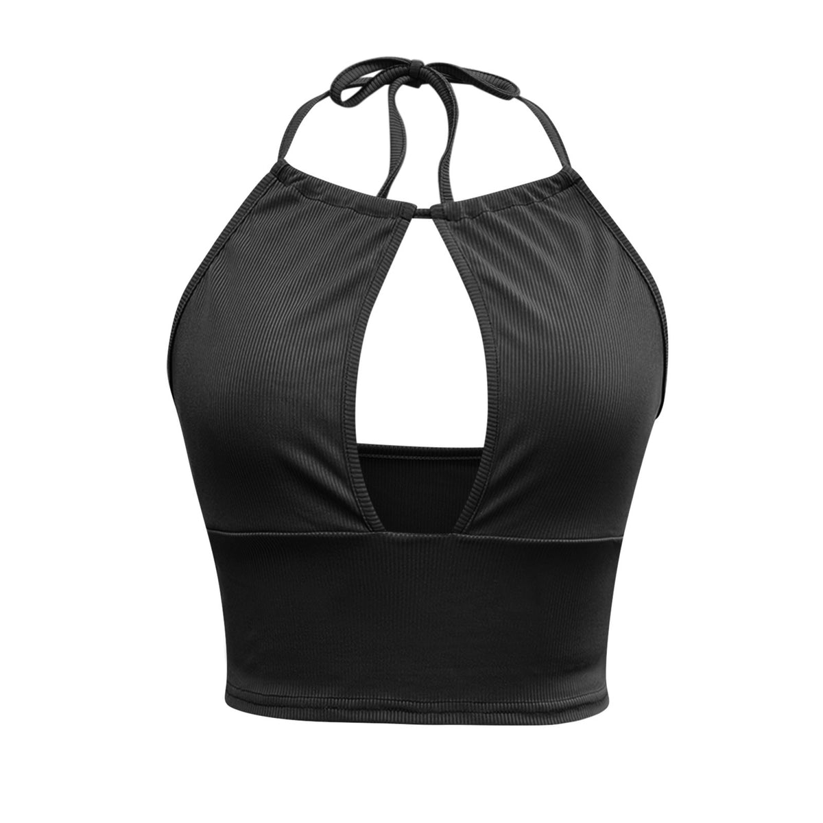 Ribbed Halter Cutout Camisole — product image 7
